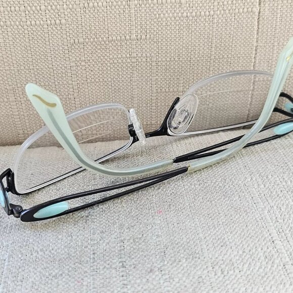 Brendel Ladies Eyeglasses Black/Blue Tone Eschenbach Glasses 50[]17 135 Frame - Picture 6 of 12